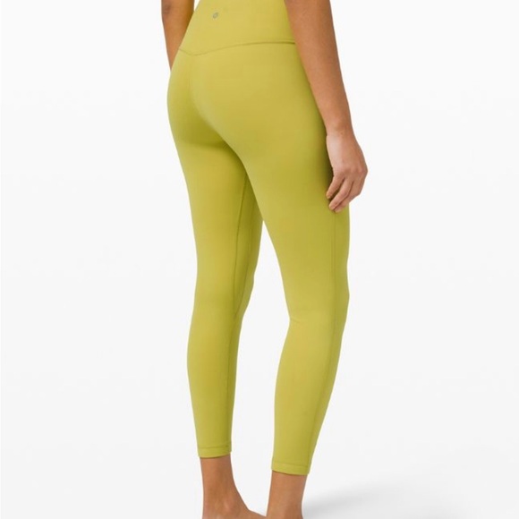 lululemon athletica Yellow Track Pants NWOT - Picture 3 of 4